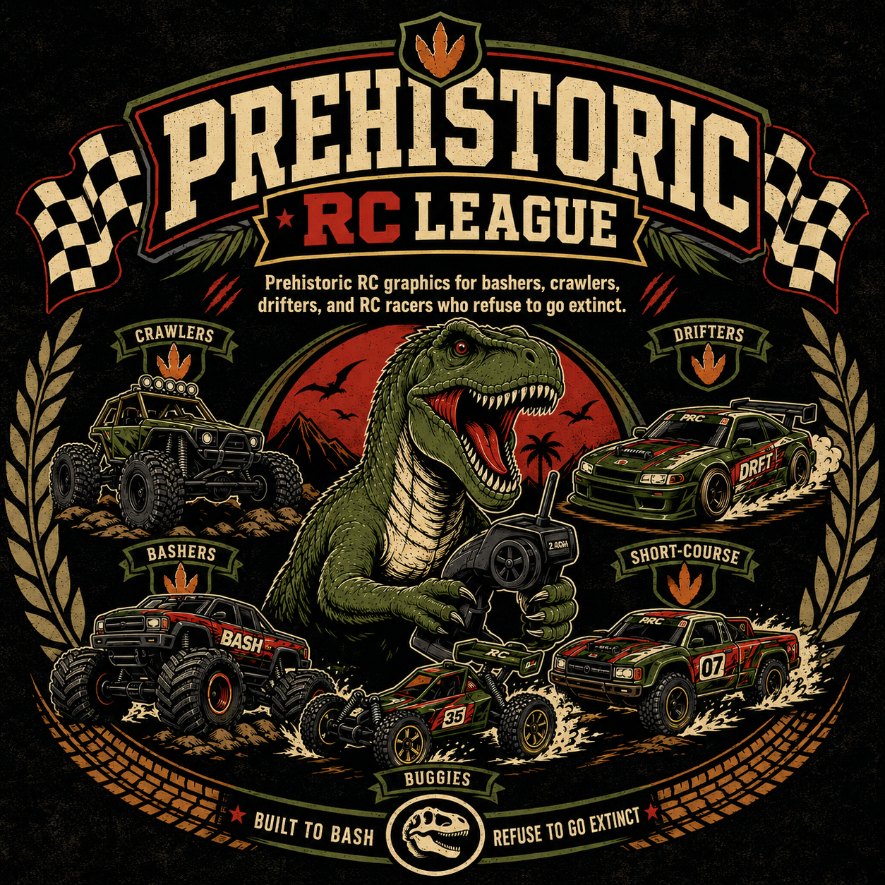 Jurassic RC League Collection